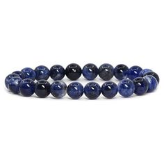 Looking to bring a little healing into your life? This Unisex Matte Sodalite Reiki Healing Gemstone Bracelet is here to help, balancing and stimulating your body's natural healing power! Its mystic powers will infuse your spiritual and emotional being with zen-like vibes. Get ready to find your inner peace! Adjustable Sodalite Beaded Bracelets With 8mm Beads, Adjustable Sodalite Gemstone Beaded Bracelets, Adjustable Sodalite Beaded Bracelets With Round Beads, Sodalite Round Beads Bracelets For Healing, Sodalite Beaded Bracelets With Natural Stones For Gift, Lapis Lazuli Round Beads Bracelets For Meditation, Sodalite Round Beads Bracelets As Gifts, Sodalite Bead Bracelets As Gift, Spiritual Lapis Lazuli Round Beads Bracelets