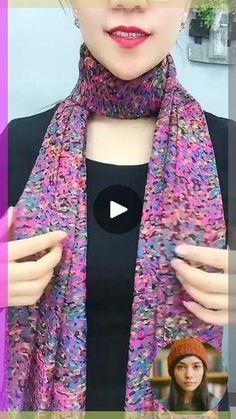 Easy Stylish Scarf Tie Methods ｜ How to wear a scarf？  #scarfwearing #scarfideas #fashion #scarfideas #fashion #shorts #scarf #HPRadicalReuse #sikscarf... Scarf Wearing, Wear A Scarf, Scarf Tie, Fashion Shorts