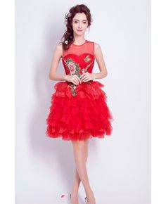 Shop cheap Vintage Tiers Red Homecoming Dress With Sequined Bodice online. Custom-made any plus size or color. Pro since 2009. Red Dresses With Fitted Bodice For Dressmaking, Red Homecoming Dress, Red Homecoming Dresses, Wedding Store, Standard Dress, Wedding Rentals, Wedding Boutique, Custom Dresses, Homecoming Dress