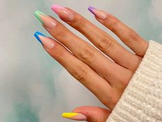 We've got 78 stunning summer nail colors and nail designs for you to rock in Summer 2022. If you're after summer nails inspiration and summer nail ideas, you've definitely come to the right place. With so many summer nails 2022 color trends to choose from including summer nails short, summer nails acrylic, summer nails almond, summer nails coffin, and summer nail art, we're here to make sure that you're only rocking the best summer nails 2022 that everyone will have serious nail envy over! Summer Nail Colors 2022, Nail Colors 2022, Summer Almond Nails, Nails Painting, Summer Nails Almond, Summer Nail Colors, Summer Nail Designs, Pink Ombre Nails, Hot Pink Nails