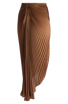 Luxury Pleated Skirt With Asymmetrical Hem, Chic Asymmetrical Pleated Skirt, Luxury Relaxed Asymmetrical Pleated Skirt, Luxury Pleated Asymmetrical Maxi Skirt, Luxury Brown Asymmetrical Skirt, Collage Outfits, Modest Dresses Casual, Pleated Maxi Skirt, Pleated Maxi