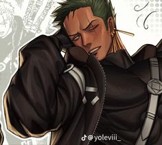 Zoro Icons, D Angelo, Green Hair, One Piece, Green, Hair, Anime