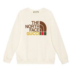 (WMNS) Gucci x The North Face Cotton Sweater 'Beige' 617964-XJDBY-9095 Beige Sweater, Cotton Sweater, Stylish Sneakers, Perfect Pair, North Face, Your Perfect, The North Face, Gucci, Sneakers