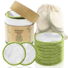 PRICES MAY VARY. Reusable Makeup Remover Pads: The package contains 28 high-quality bamboo faced reusable cotton rounds, which can gently and cleanly remove makeup from your face without harming your skin, making your skin feel very comfortable. Soft but sturdy materials can effectively clean your eyes, face, lips, neck, etc Natural Bamboo Cotton Poly Blend: This cotton pads for face is specially made for delicate skin. If you are worried that cheap disposable reusable cotton rounds will harm yo Reusable Makeup Remover Pads, Makeup Remover Pad, Cotton Rounds, Beeswax Food Wrap, Reusable Pad, Makeup Removal, Makeup Remover Pads, Cotton Swabs, Make Up Remover