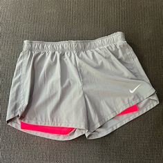 Nike Shorts With Compression Shorts Underneath Never Worn, Smoke Free Home Nike Pink Bottoms With Pockets, Pink Nike Bottoms With Pockets, Nike Pink Short Leg Bottoms, Nike Winter Jackets, Nike Soccer Shorts, Poshmark Clothes, Track Star, Oc Inspo, Soccer Shorts