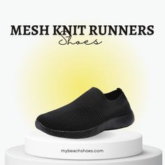 Run in style with our Mesh Knit Runners for Women! 🏃‍♀️✨ These sneakers feature a breathable mesh knit upper that provides maximum comfort and flexibility. The lightweight design makes them perfect for running or everyday wear. Step up your shoe game with these trendy and comfortable runners! #mybeachshoes #meshknitrunners #sneakers #runningshoes #athleticfootwear #comfortandstyle #breathable #trendydesign #onlineshopping #shopnow #footwearcollection #runninginstyle Closet Addition, Soft Heels, Runners Shoes, Perfect Closet, Better Posture, Stylish Sandals, Mesh Design, Mesh Material, Beach Shoes