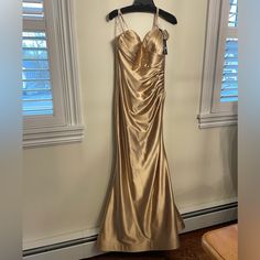 Nwt Faviana Gold Strapless Dress Size 12 Gold Strapless Dress, Faviana Dresses, Strapless Gown, Size 12 Dress, Strapless Dress, Size 12, Womens Dresses, Dresses, Women Shopping