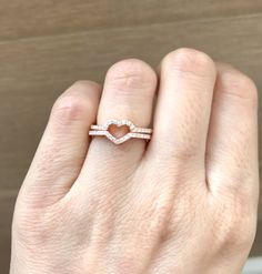 Heart Cut Stackable Rings For Promise, Stackable Rose Gold Heart Ring For Valentine's Day, Rose Gold Stackable Heart Ring For Valentine's Day, Stackable Rose Gold Heart Promise Ring, Valentine's Day Adjustable Rose Gold Stackable Rings, Valentine's Day Rose Gold Stackable Rings, Heart Cut Stackable Rings For Anniversary, Adjustable Heart-shaped Stackable Promise Rings, Stackable Rings For Anniversary On Valentine's Day