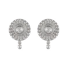 925 sterling silver Stud earrings, Sterling Silver Round Floral earrings, Floral Stud earrings Jewelry - Women's Earrings - Girls earrings Product Type:- Earring Metal: 925 sterling silver Length - 39mm Width - 25mm You will love it! Customization / Replacements  It's easy to create jewelry that's perfect for you. Change the materials to suit your style and budget:  Amethyst, Topaz, Garnet, Peridot, etc. I am happy to quote you the price. Also it can be made of 14K, 18K white, yellow, rose gold, White Gold Sterling Silver Plug Earrings, Sterling Silver Plug Earrings For Anniversary, Sterling Silver White Gold Plug Earrings, Silver Dangle Jewelry, Silver Filigree Drop Diamond Earrings, Hallmarked Silver Dangle Jewelry, Silver Hallmarked Dangle Jewelry, Silver Plug Earrings For Anniversary, Sterling Silver Dangle Earrings Fine Jewelry