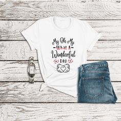 Disney Shirt, My Oh My What A Wonderful Day Shirt, Mickey Mouse Shirts, Disneyland Shirts, Disney World Shirts, Disney Birthday Shirt, Epcot by BoundingInstyle on Etsy Tangled Shirt, Nightmare Before Christmas Shirts, Disney Christmas Shirts