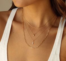 14k gold filled & made to live in! This necklace is the perfect layering piece. Adjustable in the back with 2 inches of extension chain. Kiara Necklace, Hair Cuffs, Chain Anklet, Layering Pieces, Ring Bracelet, Anklets, The Back, Gold Filled, Layering