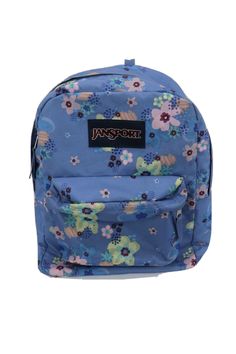 Jansport Backpack Youth to Adult Blue floral Preowned Jansports Backpack with working zipper clean simple backpack with front pocket measures 12 inches wide  x 15 inches tall x 5 inches deep Mochila Jansport, Simple Backpack, Jansport Backpack, School Stuff, Blue Floral, Front Pocket, Roses, Backpacks, Zipper