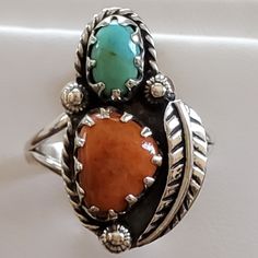 Gorgeous!!!! Great Southwestern Design! Set In 925 Stamped Sterling Silver. Please See All Pictures For Details And Measurement. Brand New. Never Worn. Wholesale Prices Always....Or Less. Southwestern Turquoise Ring With Natural Stones, Southwestern Multi-stone Oval Turquoise Ring, Southwestern Oval Turquoise Multi-stone Ring, Southwestern Turquoise Ring In Sterling Silver, Southwestern Sterling Silver Turquoise Ring With Natural Stones, Western Sterling Silver Gemstone Ring, Western Style Sterling Silver Gemstone Ring, Southwestern Style Turquoise Gemstone Ring In Sterling Silver, Southwestern Silver Turquoise Ring With Natural Stones