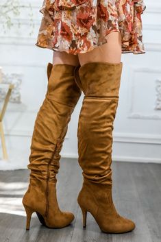 Womens Pointy Slouchy Knee High Boots Very comfy. Wear it Knee High or thigh high for a chic sexy look. Boots Heel Height: 3.5 Inches Fits true to size Boots Heel, Comfy Wear, Side Zip Boots, Thigh High Boots, Thigh High, Thigh Highs, Knee High Boots, High Boots, Over Knee Boot