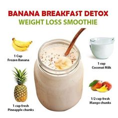 Air Fryer Meals, Fat Burning Smoothie Recipes, Fat Loss Smoothies, Keto Air Fryer, Delicious Smoothies, Milk Smoothie, Healthy Happy Life, Banana Breakfast