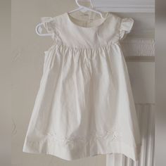 Absolutely Stunning Cream / Off-White Ruffle Sleeve Dress, With Matching Bloomers. Nwt. Sz 24mo Perfect For Summer Wedding, Photoshoot, Baptism Etc Girls Fall Dresses, Girls Cotton Dresses, Girls Tulle Dress, Floral Party Dress, Vintage Girls Dresses, Sisters Dress, Floral Pattern Dress