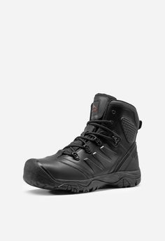 Steel Safety Toe and Padded Tongue for Protection and Comfort Durable and Breathable Full Grain Leather Upper Dynamic 3-Sole System Perfect for the Outdoors Mens Steel Toe Boots, Steel Toe Boots, Steel Toe Work Boots, Work Boot, Toe Boots, Mens Shoes Boots, Work Boots, The Outdoors, Full Grain Leather