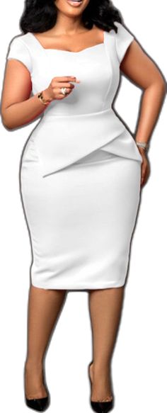 Fitted Midi Skirt Solid Color, Elegant Summer Bodycon Skirt, Elegant Mini Pencil Skirt For Summer, Elegant Mini Length Summer Pencil Skirt, Elegant Summer Mini Pencil Skirt, Non-stretch Midi Length Skirt, Elegant White Skirt Solid Color, White High-waist Summer Dress, Elegant Fitted Solid Color Skirt