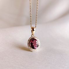 This stunning pendant is set in 14K Solid Yellow Gold with Natural Rubellite Pink Tourmaline & Diamond with utmost precision. It is an unique gemstone pendant for nearly every occasion and is completely hassle-free jewelry. 🔷 ABOUT GEMSTONE: Pink Tourmaline is a stunning gemstone, cherished for its soft pink hues that embody love, compassion, and emotional healing.  ♥ Zodiac: Pink Tourmaline is commonly associated with the zodiac signs of Libra and Scorpio, enhancing their loving and intuitive Elegant Tourmaline Gemstones With Accents, Elegant Tourmaline Jewelry With Accent Stones, Elegant Oval Tourmaline Gemstones, Elegant Rose Gold Tourmaline Jewelry, Tourmaline Gemstone Oval Pendant Jewelry, Elegant Tourmaline Gemstones For Gifting, Elegant Tourmaline Gemstones For Gift, Elegant Tourmaline Birthstone Jewelry, Elegant Tourmaline Pendant Jewelry