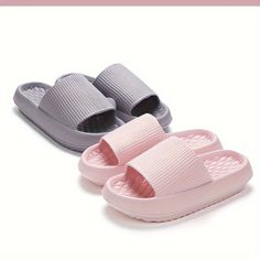 Material:EVAPatterned:Solid colorType:Slip-onAll-season:SummerPrinting Type:No PrintingItem ID:PH59219 Casual Pink Non-slip Platform Slippers, Trendy Non-slip Slip-on Sandals, Non-slip Slip-on Slippers For Spring, Summer Beach Flat Slip-ons, Pink Slide Slippers For Summer, Comfortable Pink Summer Slippers, Pink Casual Platform Slippers, Casual Pink Flat Platform Slippers, Casual Pink Platform Slippers