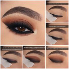 Beginners Eye Makeup, Eye Makeup Styles, Makeup For Black Skin, Makeup Help, Pinterest Makeup