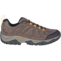 The durable suede hiker features mesh panels for breathability and foam midsole that cradles the foot for all-day comfort. Mens Hiking Shoes, Hiking Shoe, Cycling Fashion, Trail Shoes, Swim Shop, Brand Collection, Sandals For Sale, Outdoor Shoes, Sketchers Sneakers