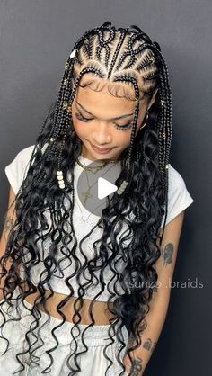 Sneakerhead Room, Quick Natural Hair Styles, Pattaya Thailand, Fulani Braids, Braids With Curls, Hair Stylies, Color Ideas, Hair Inspo, Natural Hair