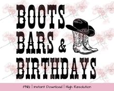 boots, bars and birthdays svt