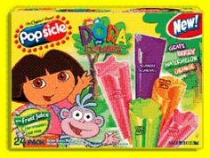 a package of children's toothbrushes with cartoon characters