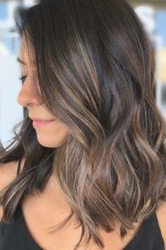 Cool Brown Highlights, Partial Highlights, Cool Brown, Chocolate Brown Hair, Brown Balayage