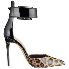 Step out in style with these fierce leopard print heels. Featuring a pointy toe, buckle ankle strap, and stiletto heel, these pumps are the perfect blend of chic and wild. Color: Black Heel Type: Stiletto heel Heel Height: 4.5" / 115 mm approx Product measurements were taken using size 8. Please note that measurements may vary by size. Toe: Pointed toe Pattern: Leopard print Handcrafted US sizing. Fits true to size. Chic Leopard Print Heels With Pointed Toe, Leopard Print Heels With 4-inch Pointed Toe, Leopard Print High Heel Evening Heels, Elegant Leopard Print Heels With Heel Strap, Evening Leopard Print High Heels, Leopard Print Pointed Toe Heels For Evening, Chic Leopard Print Heels With Heel Strap, Leopard Print Heels With Pointed Toe And 4-inch Heel, Leopard Print High Heels With Heel Strap