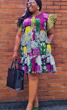 African Attire Dresses, Ankara Short Gown Styles, African Fabric Dress, African Print Dress Ankara, Short African Dresses, Best African Dresses, African Fashion Skirts, Afrikaanse Mode, Short Dress Styles