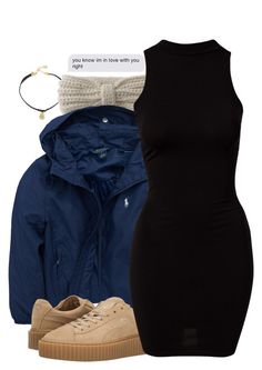 "In love ❤️" by melaninaire on Polyvore featuring Vanessa Mooney, AÃ©ropostale, Ralph Lauren, Puma and River Island Vanessa Mooney, Teenage Fashion Outfits, Fashion Mode, Outfits Casuales, Chic Outfits, Trendy Outfits