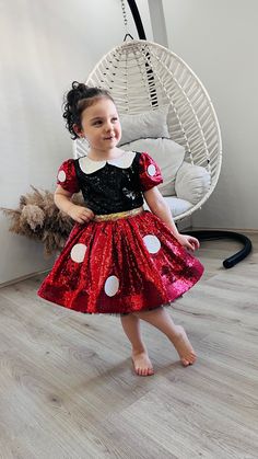 Inspired by Minnie Mouse, this beautiful Minnie Mause costume is made of premium quality sequin fabric for your girls. Soft fabric is used for the lining not to irritate their skin. Crystal tulle is used under the skirt. NOTE: If you do not have the size you want in the options, please send a message, I can make it special for you. It is handmade and you can customize it according to your own size. You can have a perfect dress for your daughter by giving a special size. Required body measurement Red Princess Dress For Dress-up Party Season, Fitted Sequin Princess Dress For Christmas, Polka Dot Princess Dress For Party, Christmas Princess Dress With Sequins For Dress-up, Princess Style Polka Dot Party Dress, Red Fitted Minnie Mouse Dress, Red Sequined Dress For Dress-up Occasions, Red Sequined Dresses For Dress-up, Red Sequined Dress-up Dresses