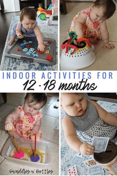 Toddler Tested & Approved Activities- Indoor busy activities for 12-18 month old babies Young Toddler Activities, Nanny Activities, Infant Sensory Activities, Indoor Activities For Toddlers, Busy Activities, Baby Learning Activities, Daycare Activities