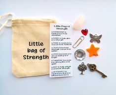 the contents of a little bag of strength