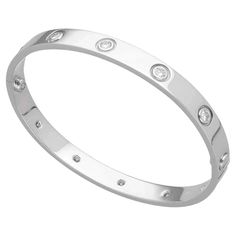 ■ Item Number: 24320809 ■ Brand: Cartier ■ Product Name: Love Bracelet 17cm ■ Material: 10P Diamonds, 750 K18 WG White Gold ■ Wrist Size: Approximately 17cm / 6.69in ■ Weight: Approximately 30.6g ■ Width: Approximately 6.08mm / 0.24in ■ Accessories: Cartier Box, Case, Screwdriver, Cartier Repair Certificate (August 2024) Cartier Silver Bracelets With Diamond Accents, Cartier Bracelet With Diamond Accents For Anniversary, Cartier Bracelets With Brilliant Cut, Cartier Bracelets With Diamond Accents For Anniversary, Classic Cartier Bangle For Anniversary, Cartier Anniversary Bracelet With Jewels, Cartier Bangle Bracelets With Diamond Accents, Cartier Polished Finish Bracelets For Anniversary, Cartier White Gold Bracelets For Anniversary