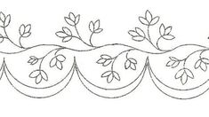 a line drawing of leaves and vines