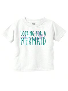 Mermaid Lover Cute Summer Pool Beach Youth T Shirt Tee Girls Brisco Brands White   Short Sleeve  Colorblock,Graphic,Letter,Slogan Tee Medium Stretch  Baby Girls Clothing, size features are:Bust: ,Length: ,Sleeve Length: Mermaid Lover, Mermaid Beach, Summer Pool, Slogan Tee, Beach Lover, A Mermaid, White Short, Girl Top