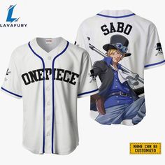 Sabo baseball jersey shirts one piece custom anime for fansProduct Information:Gender: Men / Women.Use a simple stamping press technique, comfortable to wear.Front side single-breasted thickness of the ordinary.Material: 92% Polyester,  8% Sabo One Piece, Pastel Blue Background, Anime Shoes, Baseball Jersey Shirt, Anime Clothing, Joggers Pants, Anime Merch, Anime Gifts, Anime Baby