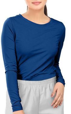 PRICES MAY VARY. Versatility & Usage: Perfect for healthcare professionals and casual wear, these long sleeve underscrub shirts for women offer versatility as standalone attire or as an underlayer with scrubs. Stretchy Long Sleeve Underscrub Shirts - Crafted with exceptionally soft and stretchy fabric blend, these underscrub long sleeve women's shirts ensure all-day comfort and ease of movement. Comfort & Softness - Designed for maximum comfort, these long sleeve undershirts for women are crafte Casual Long Sleeve Nursing Tops, Relaxed Fit Long Sleeve Nursing Top, Women's Uniforms, Safety Clothing, Womens Long Sleeve Shirts, Shirts For Women, Scrub Tops, Women's Shirts, Trendy Colors