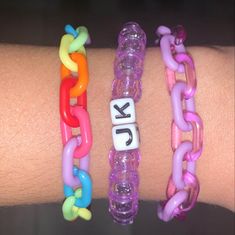 Bts Jungkook inspired bracelet set with beaded bracelet and choice of one or two link bracelets. Bts Inspired Rainbow Loom Bracelets, Dec 1, Bts Jungkook, Link Bracelets, Bracelet Set, Arm Band, Beaded Bracelet, Favorite Jewelry, Jewelry Bracelets