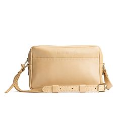 Champagne*Large | Mid-size rectangular crossbody with adjustable strap Camera Bag Purse, Portland Leather Goods, Leather Tote Purse, Mens Leather Bag, Almost Perfect, Leather Bag Women, Leather Pulls, Tote Purse, Leather Goods