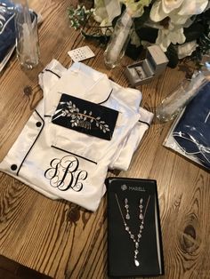 Silk Monogram Pjs - great for weddings, girls weekend, holidays, bachelorette or gifts. Please message the seller for any additional details! White Bridesmaid Gift Sets, White Sets For Bridesmaid Gift, Monogram Pjs, Pajama Gift, Womens Pajamas, Pajamas Gift, Pajama Robe, Small Business Ideas, Girls Weekend