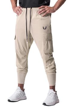 Cargo Joggers, Pocket Shirt, The High, Bottoms Pants, Drawstring Waist, Water Repellent, Stretch Fabric, Zip Pockets, Shed