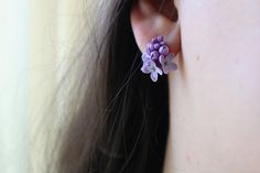 Earrings are made on a silver leverbacke base with a snap. The earrings are small and very lightweight. Both a child and a woman can wear them. Lilac flowers are collected in an inflorescence close to natural. The size of the broche is *EU 5cm*5 mm *USA 1.96 ich*0.2 ich ❆ not afraid of the cold ☔ not afraid of water All my products you will receive in a gift box! ❀ Please feel free to send me a message if you have any question. Add your valid phone number to the order's note It will be add to th Delicate Purple Flower Earrings For Gift, Delicate Purple Flower Earrings As Gift, Hypoallergenic Purple Flower Jewelry, Purple Flower-shaped Pierced Earrings, Lavender Flower Jewelry For Pierced Ears, Gift Purple Flower Earrings In Sterling Silver, Purple Sterling Silver Flower Earrings For Gift, Delicate Purple Flower Earrings, Purple Flower-shaped Sterling Silver Earrings