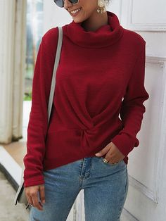 Solid Knit Tops For Fall, Solid Knit Tops For Winter, Cable Knit Long Sleeve Winter Tops, Knitted Turtleneck Tops For Fall, Textured Long Sleeve Knit Top, Textured Knit Tops For Winter, Winter Long Sleeve Knit Tops, Winter Turtleneck Textured Knit Top, Cozy Knitted Tops