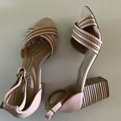 Tan Heels, Pink Beige, Heel Shoes, Heel Sandals, Wearable Art, Leather Sandals, Ankle Strap, Brazil, Sandals Heels