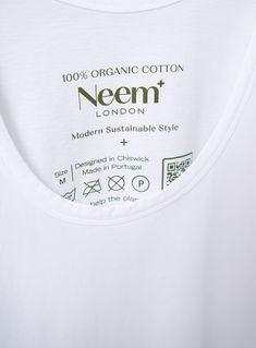 An organic under layer for all year dressing, Made from 100% organic cotton. Super soft, regular body fit and is perfect for wearing under our shirts and ZQ Merino knitwear. Featuring soft narrow binding on the stopped neck and armholes that are shaped for comfort, this is a traditional style brought up to date. Here at Neem, we love a vest, providing a comfortable and soft layer all year. Organic Cotton Tank Top For Spring, Relaxed Fit Seamless Cotton Tops, Cotton Seamless Relaxed Fit Tops, Seamless Cotton Tops With Relaxed Fit, Everyday Organic Cotton Tank Top For Summer, Crew Neck Seamless Cotton Top, Relaxed Fit Cotton Tank Top For Layering, Relaxed Cotton Tank Top For Layering, Organic Cotton Summer Tops