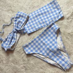 Nwot Frankie’s Bikinis Plaid 3 Piece Set Size: Xs Each Piece Is $100 Retail Smoke Free | Offers Accepted New To Poshmark? Use Referral Code Justfoxii When You Sign Up For Poshmark And Get $10 Posh Credit! Gingham Swimwear For Sunbathing During Beach Season, Plaid Triangle Top Swimwear For Beachwear, Plaid Triangle Top Beachwear Swimwear, Gingham Triangle Top Swimwear For Pool, Gingham Swimwear For Sunbathing In Spring, Spring Gingham Swimwear For Sunbathing, Plaid Beachwear Swimwear, Summer Gingham Swimwear With Tie-side Bottom, Gingham Tie-side Bottom Swimwear